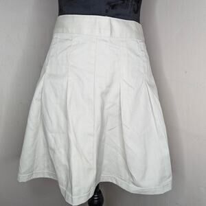 Dickies khaki pleated skirt